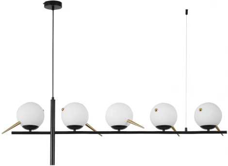 Подвесной светильник Favourite Tior 4106-5P (220V, на проводе, шарики)
