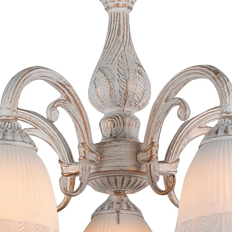 Потолочная люстра на штанге Versailles 1114/5PL E27 60W White (220V)