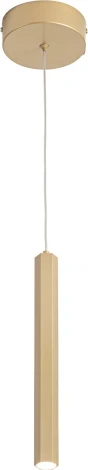 Подвесной светильник ST Luce ST614.213.06 Золотистый/Золотистый LED 1*6W 4000K (220V, на проводе, круглые)