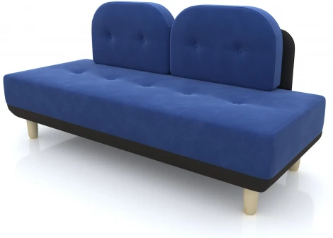 Диван Arsko Торли синий велюр