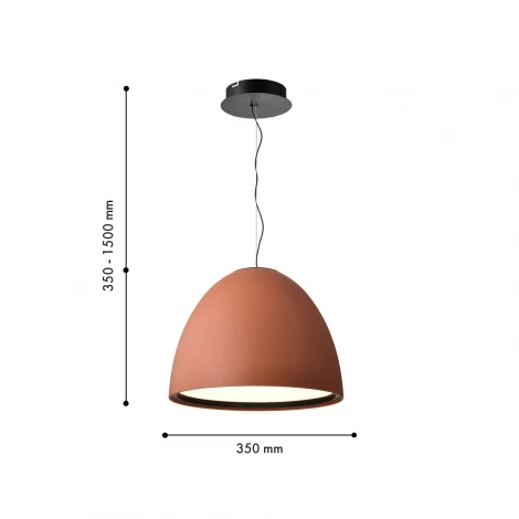 Подвесной светильник светодиодный Favourite Halva 4814-3P LEDx30W 3000K