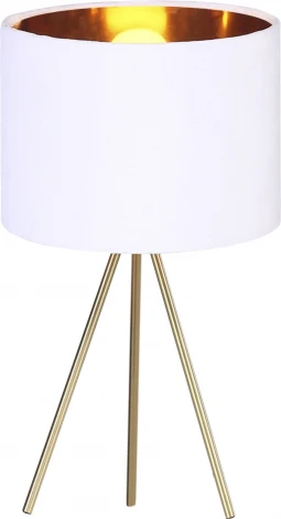 Настольная лампа ST Luce Fuego SL6242.504.01 Золотистый/Белый E27 1*40W (220V)