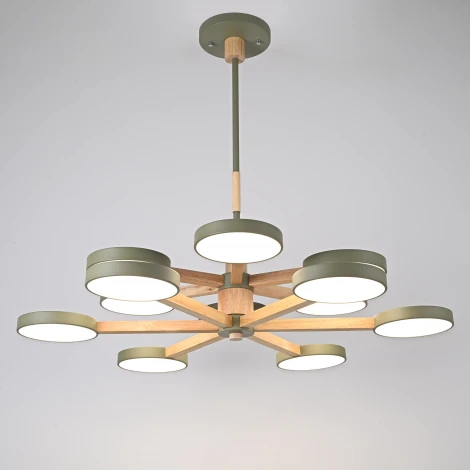 Потолочная люстра Wi-Fi на штанге Turna Dbl L12 Hacks By ImperiumLoft Turna-Dbl01 (LED, 220V, голосовое управление, умный дом - Алиса)