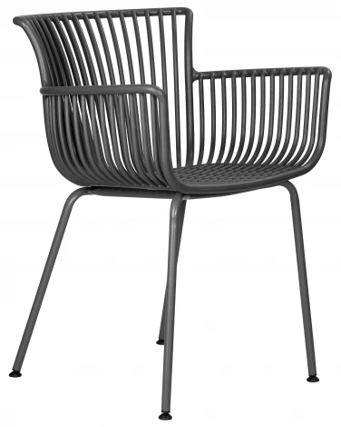 Набор 4 шт стул обеденный DOBRIN ROSS (темно-серый (GR-04) без подушки)