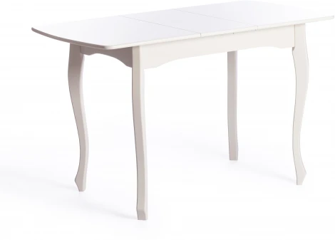 Стол CATERINA PROVENCE бук, мдф, 100+30x70x75 см, Ivory white Tetchair 19129