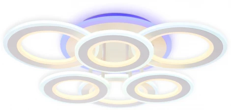 Потолочная люстра ярусная Ambrella Acrylica FA8805 (регулировка яркости, LED, 220V, пульт управления, кольцо)