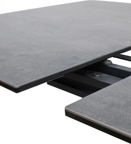 Стол M-City YOAKIM 180 цвет 1704 Темно-серый мрамор, керамика / Темно-серый каркас