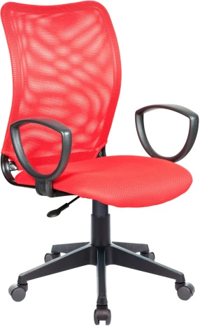 Кресло Бюрократ CH-599AXSN красный TW-35N сиденье красный TW-97N сетка/ткань крестовина пластик