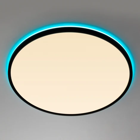 Потолочнвый светильник RGB круглый светодиодный Citilux Norma CL749501 (220V, пульт управления, круглые, IP40)