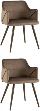 Стул Монарх NEW коричневый 2 шт Stool Group (арт.УТ000037484)