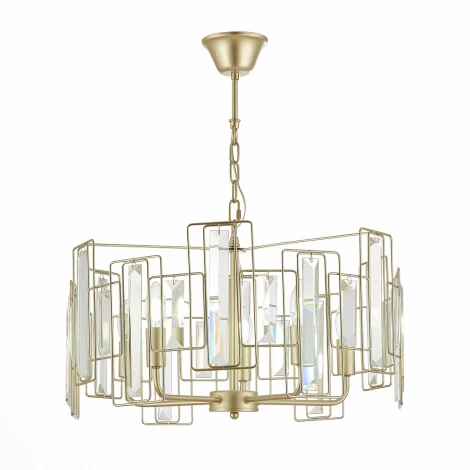 Подвесная люстра Evoluce Giano SLE103403-05 (220V, на цепи, круглые)