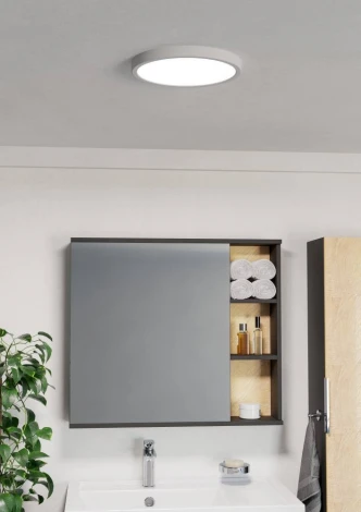 Настенно-потолочный светильник с регулировкой цветовой температуры Eglo Fueva 6 901334 14,2W(LED) 2700K, 4000K, 6500K, пластик, белый, белый