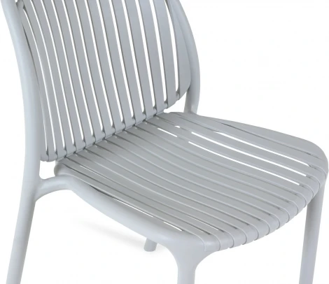 Стул уличный Scoop ОГОГО Обстановочка! (Пластик/Светло-серый) арт.926843