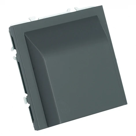 Вывод кабеля (черный уголь, soft touch) Stekker Эмили 50221