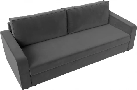 Диван прямой Лига-009 (Серый/Велюр) Лига Диванов арт.118045