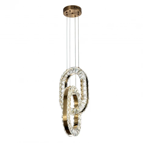 Подвесной светильник светодиодный хрустальный с регулировкой цветовой температуры Modelux MODELUX ML.9040.640 BS