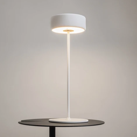 Настольная лампа с аккумулятором Maytoni AI Collaboration MOD229TL-L3W3K2 (регулировка яркости, LED, 220V, выключатель, круглые)