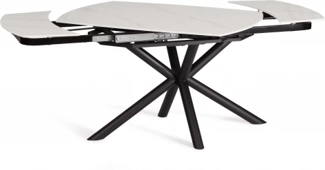 Стол обеденный Winston/Винстон Tetchair (Керамика,Металл/Белый,Черный) арт.21856