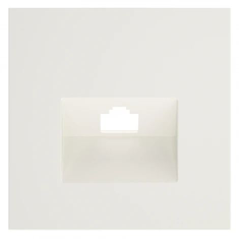 Накладка для розетки компьютерной RJ45 кат.6 (хлопок) Voltum S70 VLS001313