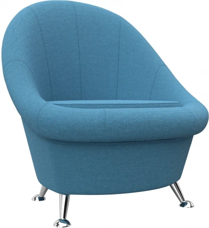 Банкетка (Голубой/Рогожка) Лига Диванов арт.125821