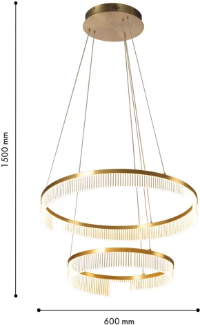 Подвесной светильник F-Promo Secrecy 4678-6P (LED, 220V, на тросе, кольцо)