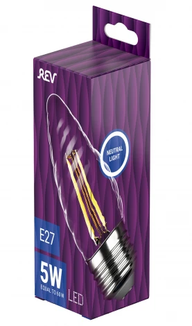 Лампочка светодиодная филаментная REV 32490 4