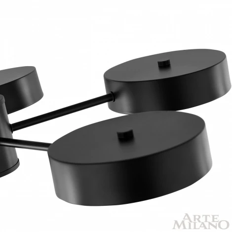 Потолочная люстра на штанге Arte Milano Ferrara 250906/5B Bk (LED, 220V, круглые)