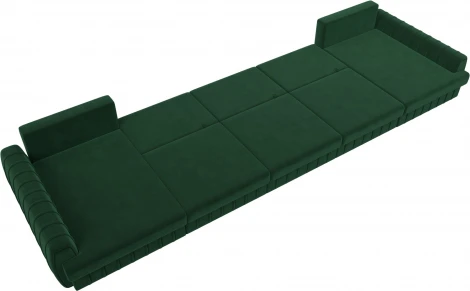 Диван П-образный Лига-057 НПБ МегаЛонг Лига Диванов (Велюр) арт.129357