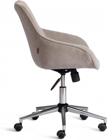 Кресло DUBLIN хром Tetchair (Вельвет/Серый) арт.24323