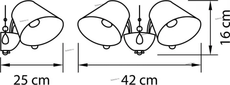 Бра Lightstar Esedra 682626