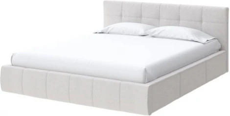 PROxSON Кровать Varna без основания (Ткань: Рогожка Savana Milk (молочный)) 180x200