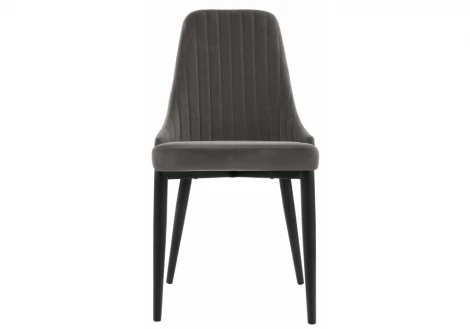 Стул Woodville на металлокаркасе Kora dark gray / black 15098