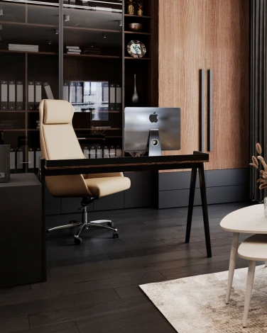 Кресло руководителя TopChairs Viking NEW бежевое арт.УТ000039422