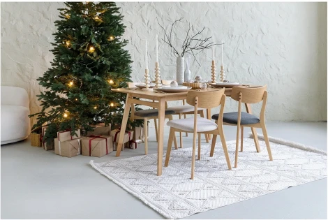 Стул Oxville ОГОГО Обстановочка! (Массив дерева,Букле/Светло-серый) арт.920342