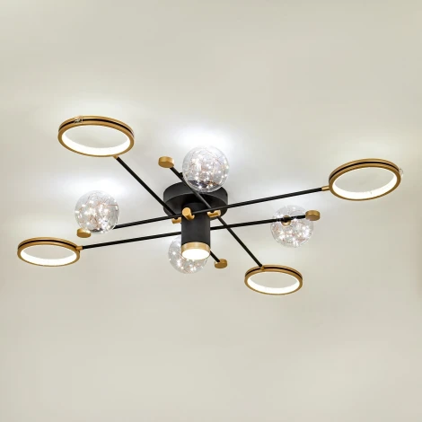 Потолочная люстра светодиодная с регулировкой цветовой температуры LED4U LED4U L3115-8