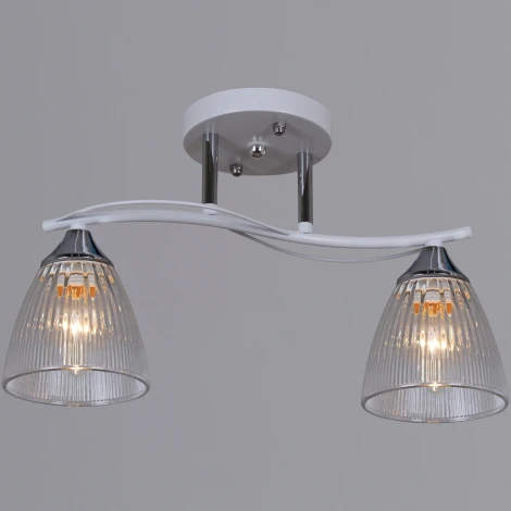 Потолочная люстра на штанге Reluce 87360-0.3-02 WH+CR