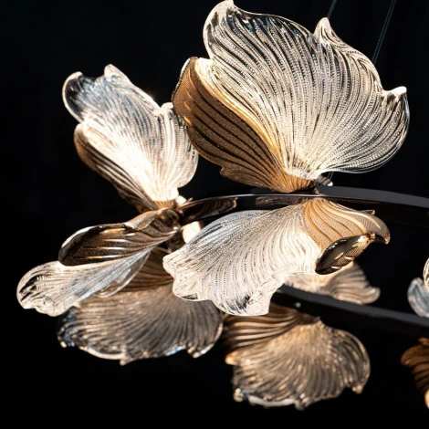 Подвесная люстра светодиодная с пультом с регулировкой цветовой температуры Modelux MODELUX ML.2412.800 BK