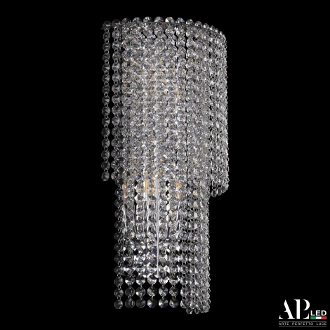 Бра хрустальное APL LED Sicilia SH500.B4.25-45.A.Ni.E14 (220V)