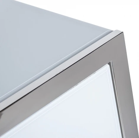 Консольный стол Garda Decor KFG103 (Хром/Белый)