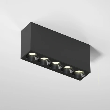 Светильник потолочный светодиодный Elektrostandard Block 25108/LED 10W 3000K черный (220V)