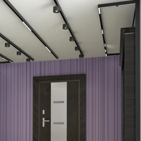 Трековый угловой светильник низковольтный 48V светодиодный Novotech Flum 358606