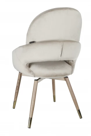 Стул обеденный IST-CASA Виола BS1377-BG-4, бежевый/орех