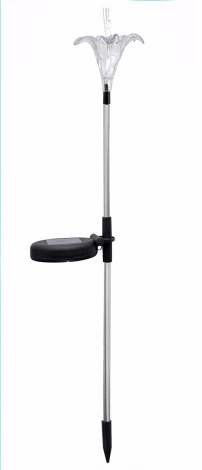 Грунтовый светильник на солнечной батарее RGB Uniel USL-S-104/MT810 Lily (LED, цветы, IP44)