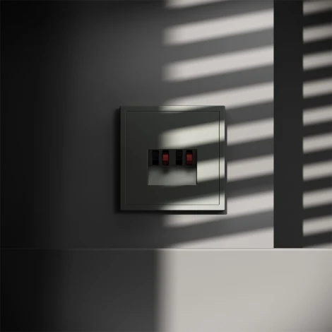 Акустическая розетка (титан) Voltum S70 VLS060306