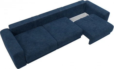 Диван прямой Лига-056 НПБ Лонг Лига Диванов (Велюр) арт.129147