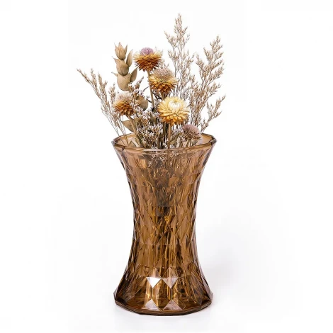 Стул-пуф Stone прозрачный янтарный Bradex Home FR 1081