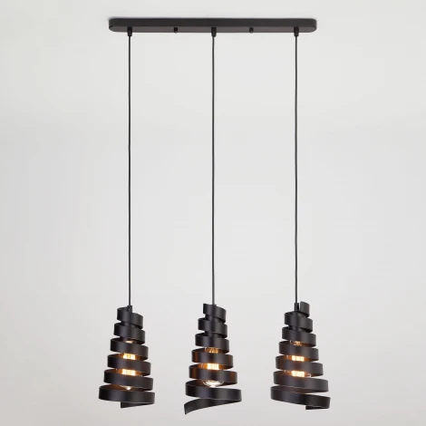 Подвесной светильник Eurosvet Storm 50058/3 черный (220V, на проводе)