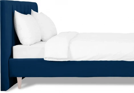 Кровать Queen II Sofia L 1600 ОГОГО (арт.577457), (Ткань/Синий)