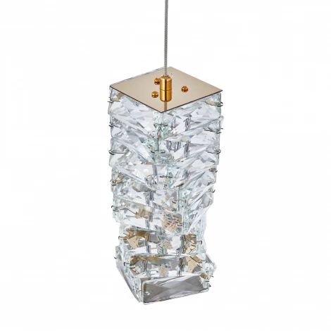 Подвесной светильник Arte Milano Venezia 319011/D300/3 GD (регулировка яркости, LED, 220V, хрусталь, пульт управления, на проводе)