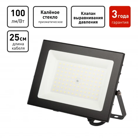 Прожектор уличный светодиодный ЭРА LPR-06 LPR-062-0-65K-070